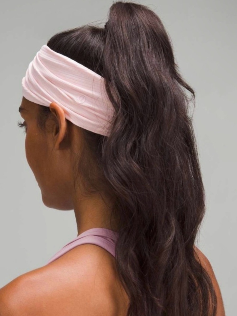 NWT Lululemon Womens Ribbed Nulu Twist-Front
Headband
Strawberry Milkshake - Picture 2 of 4